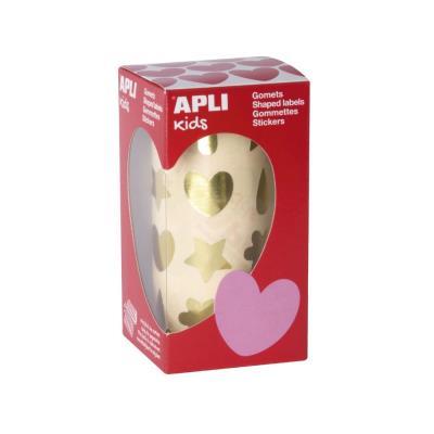 ROLLO GOMETS EN FORMAS SURTIDAS COLOR ORO