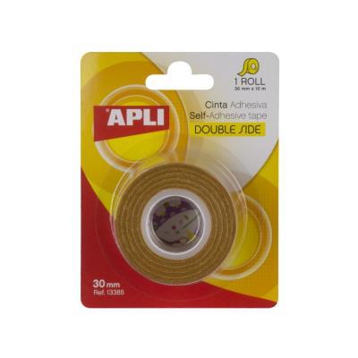 CINTA DOBLE CARA 30 MM X 10 M APLI (13385)
