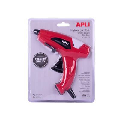 PISTOLA ENCOLADORA 40W+2 BARRAS DE COLA APLI (13942)