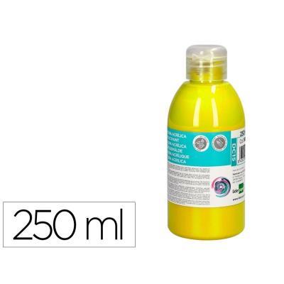 PINTURA ACRILICA LIDERPAPEL BOTE DE 250 ML AMARILLO. DC15