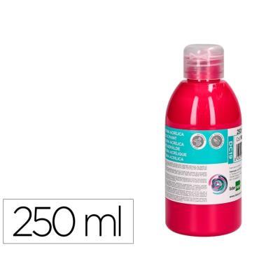 PINTURA ACRILICA LIDERPAPEL BOTE DE 250 ML MAGENTA. DC19