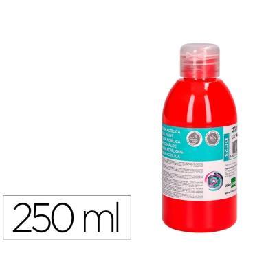 PINTURA ACRILICA LIDERPAPEL BOTE DE 250 ML ROJO  . DC23