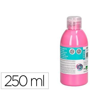 PINTURA ACRILICA LIDERPAPEL BOTE DE 250 ML ROSA . DC24