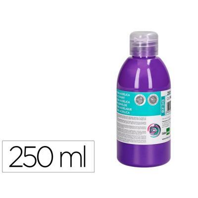 PINTURA ACRILICA LIDERPAPEL BOTE DE 250 ML VIOLETA  . DC28
