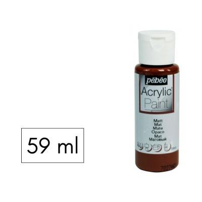 PINTURA ACRILICA 59ML MATE CHOCOLATE PEBEO