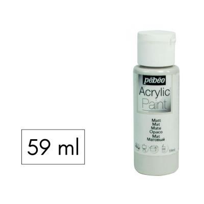 PINTURA ACRILICA 59ML MATE GRIS CEMENTO PEBEO