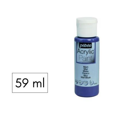 PINTURA ACRILICA 59ML MATE VIOLETA IRIS PEBEO