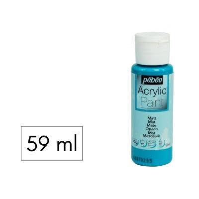 PINTURA ACRILICA 59ML MATE TURQUESA PEBEO