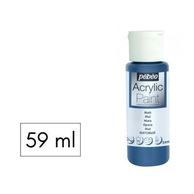 PINTURA ACRILICA 59ML MATE AZUL TORMENTA PEBEO