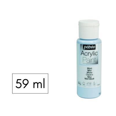 PINTURA ACRILICA 59ML MATE AZUL CIELO PEBEO