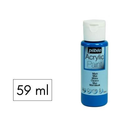 PINTURA ACRILICA 59ML MATE AZUL PATO PEBEO