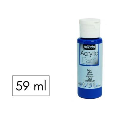 PINTURA ACRILICA 59ML MATE AZUL REAL PEBEO