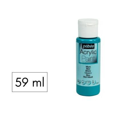 PINTURA ACRILICA 59ML MATE ESMERALDA PEBEO