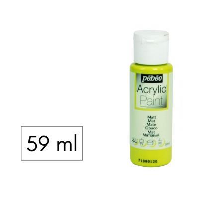 PINTURA ACRILICA 59ML MATE VERDE ANIS PEBEO