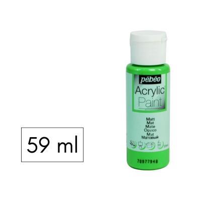PINTURA ACRILICA 59ML MATE VERDE MANZANA PEBEO