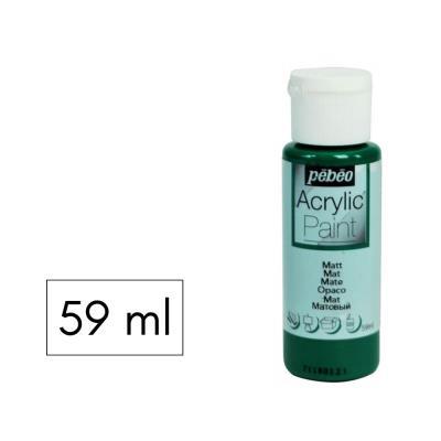 PINTURA ACRILICA 59ML MATE VERDE OSC PEBEO