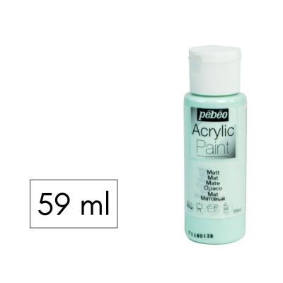 PINTURA ACRILICA 59ML MATE VERDE AGUA PEBEO