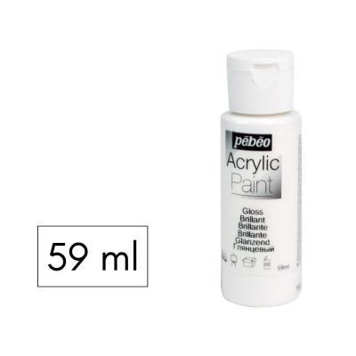 PINTURA ACRILICA 59ML BRILL.BLANCO  PEBEO
