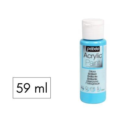 PINTURA ACRILICA 59ML BRILLANTE AZUL ISLAS PEBEO