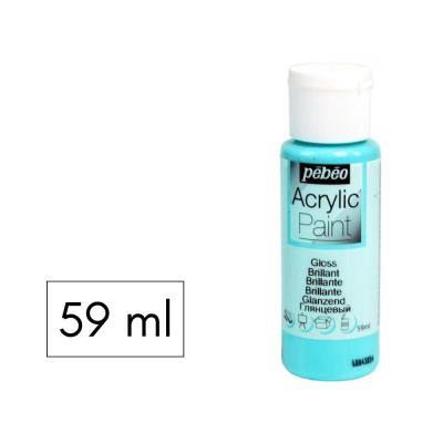 PINTURA ACRILICA 59ML BRILLANTE AZUL AGUA PEBEO