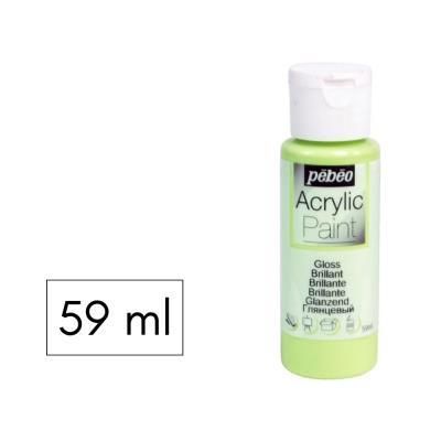 PINTURA ACRILICA 59ML BRILL.VERDE SUAVE PEBEO