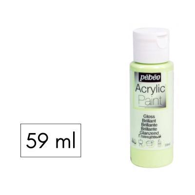 PINTURA ACRILICA 59ML BRILL.VERDE PISTACHO PEBEO