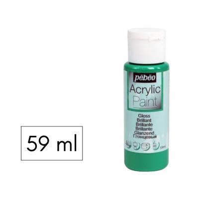 PINTURA ACRILICA 59ML BRILL. VERDE HOJA PEBEO