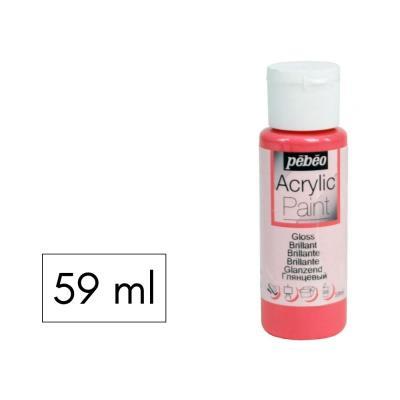PINTURA ACRILICA 59ML BRILL.ROSA CORALPEBEO