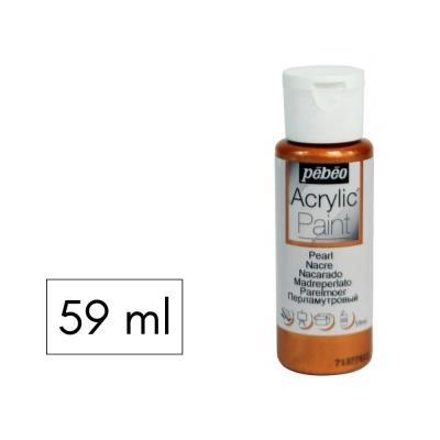 PINTURA ACRILICA 59ML NACARADO COBRE PEBEO