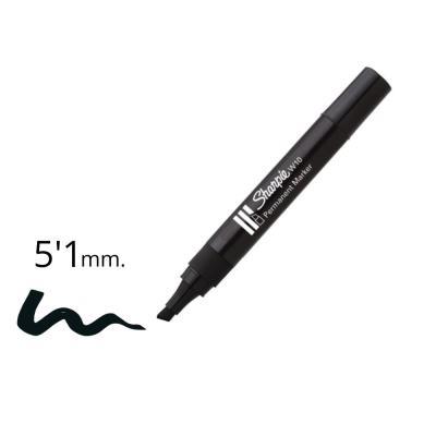 ROTULADOR SHARPIE PERMANENTE W10 PUNTA BISELADA NEGRO (S0192654)
