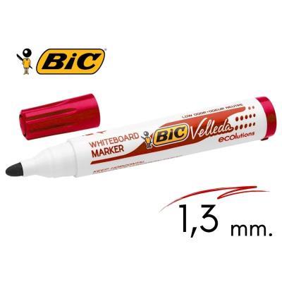ROTULADOR PIZARRA BLANCA VELLEDA  GRUESO CÓNICO ROJO (904939)