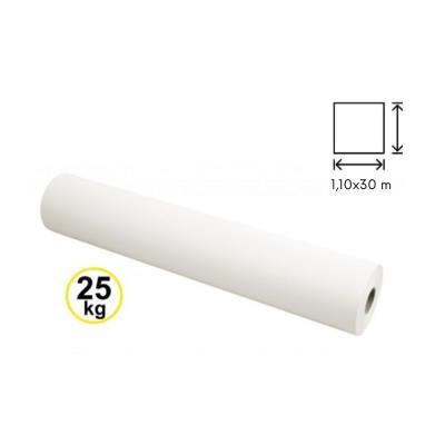 BOBINA PAPEL CONTINUO DE EMBALAJE KRAFT BLANCO DE 25 KGS. (15772)
