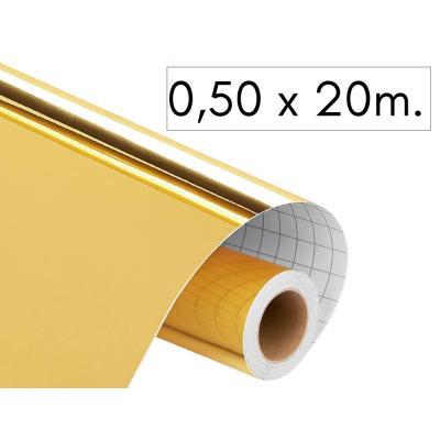 ROLLO DE FILM AUTOADHESIVO 0.50X20 MT ORO