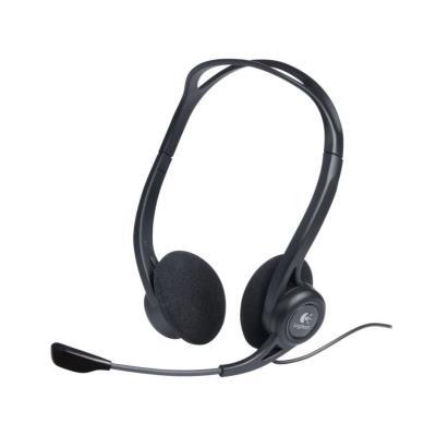 AURICULARES CON MICRÓFONO LOGITECH HEADSET PC 960 - CABLE USB - NEGRO -  981-000100
