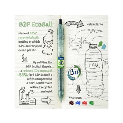BOLÍGRAFO PILOT B2P BEGREEN 0.7 MM. ROJO (NB2P7R)