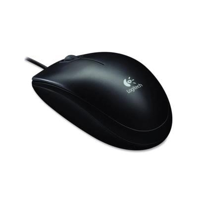 RATÓN CON CABLE LOGITECH B100 NEGRO - 910-003357