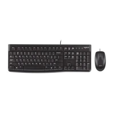 SET TECLADO Y RATÓN CON CABLE LOGITECH MK120 NEGRO - 920-002550