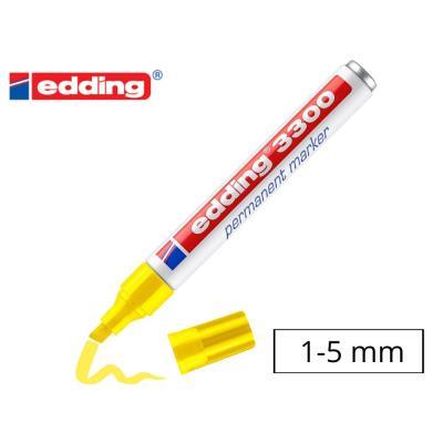 ROTULADOR PERMANENTE EDDING 3300 P. BISELADA AMARILLO (103300-05)