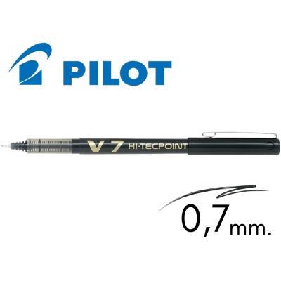 BOLIGRAFO PILOT V-7 TINTA LÍQUIDA NEGRO (NV7N)