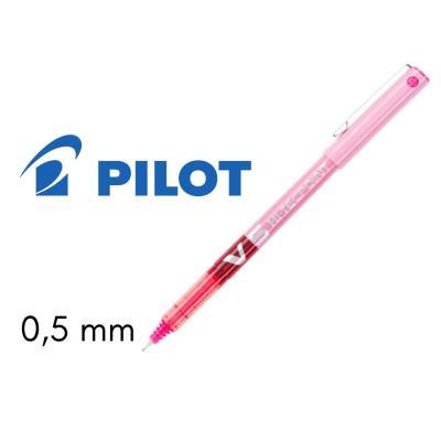 BOLIGRAFO PILOT V-5 TINTA LIQUIDA ROSA (NV5RS)