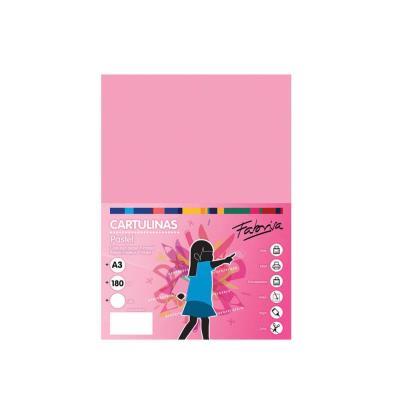 CARTULINA A3 180 GRS. 50 HOJAS ROSA FABRISA (16561)