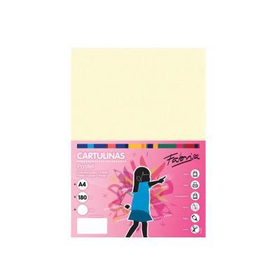 CARTULINA A4 PAQ. 50 UDS. 180 GRS MARFIL FABRISA (15453)