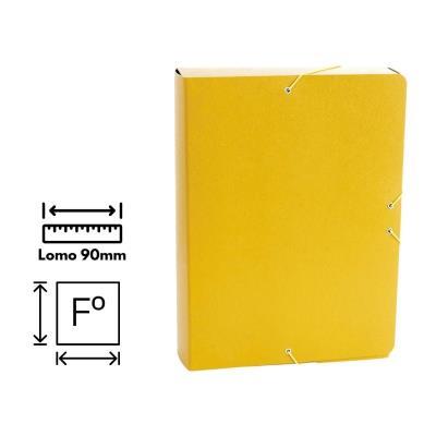 CARPETA PROYECTOS LOMO 9 CM. AMARILLO YOSAN (1016CPM09)