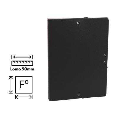 CARPETA PROYECTOS LOMO 9 CM. NEGRO YOSAN (1016CPN09)