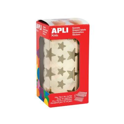 ROLLO GOMETS ESTRELLAS 12-20 MM DORADO (11116)