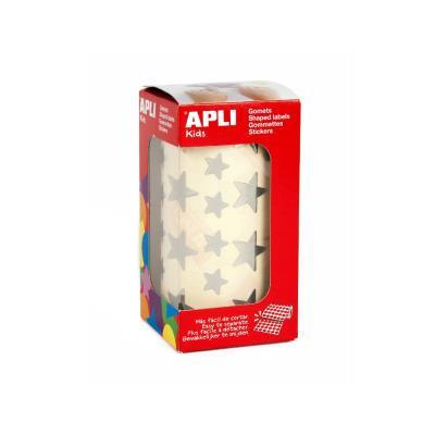 ROLLO GOMETS ESTRELLAS 12-20 MM PLATA (11117)