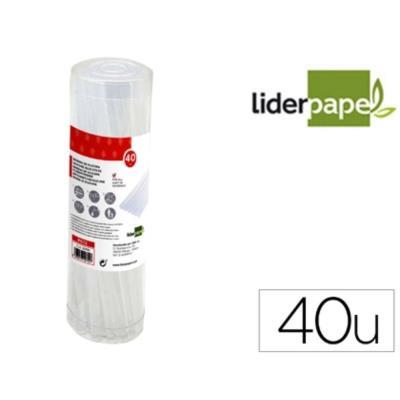 BOTE 40 UN BARRA DE COLA TERMOFUSIBLE 7 MM X 200 MM  LIDERPAPEL (10755) (PG12)