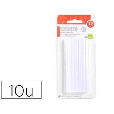 BARRA DE COLA TERMOFUSIBLE LIDERPAPEL 7 MM. BLISTER 12 UDS. (72441)
