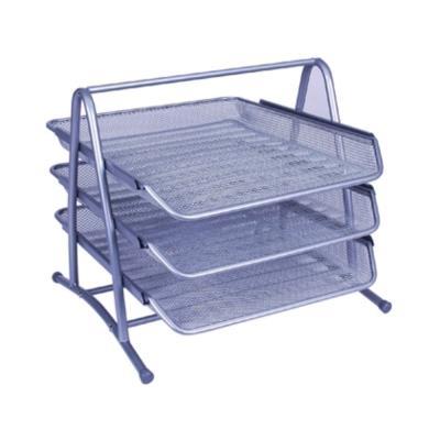 BANDEJA  METÁLICA REJILLA 3 NIVELES 350X278X2758 MM. PLATA Q-CONNECT (35096)