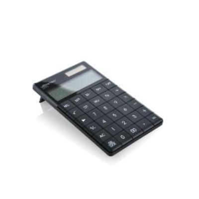 CALCULADORA EXTRA PLANA O. BOX 12 DÍGITOS NEGRO (LT-D1268)